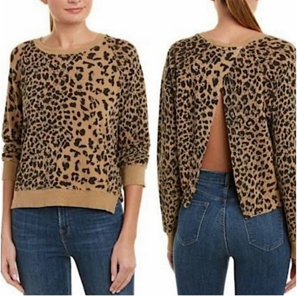 Current/Elliott Women Brown Sweatshirt SMALL
